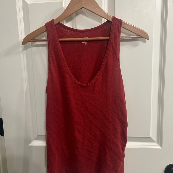 EUC 2014 “Vintage Cotton” slub tank. Size M. Gorgeous rusty red. Gorgeous cut. - Picture 1 of 7
